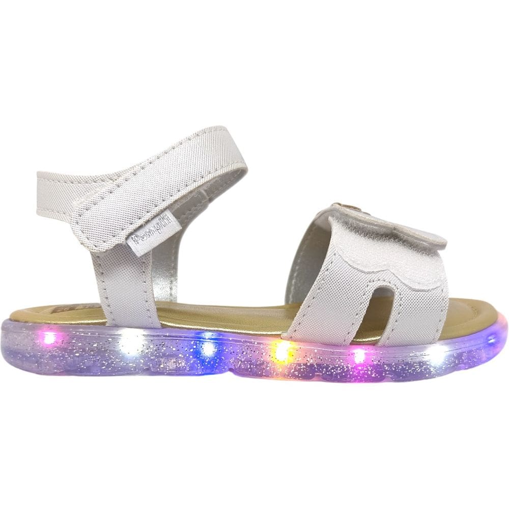 Sandália Infantil Menina Luz Led Casual Dia a Dia Passeio Escola Anatômica Pampilli 697.057