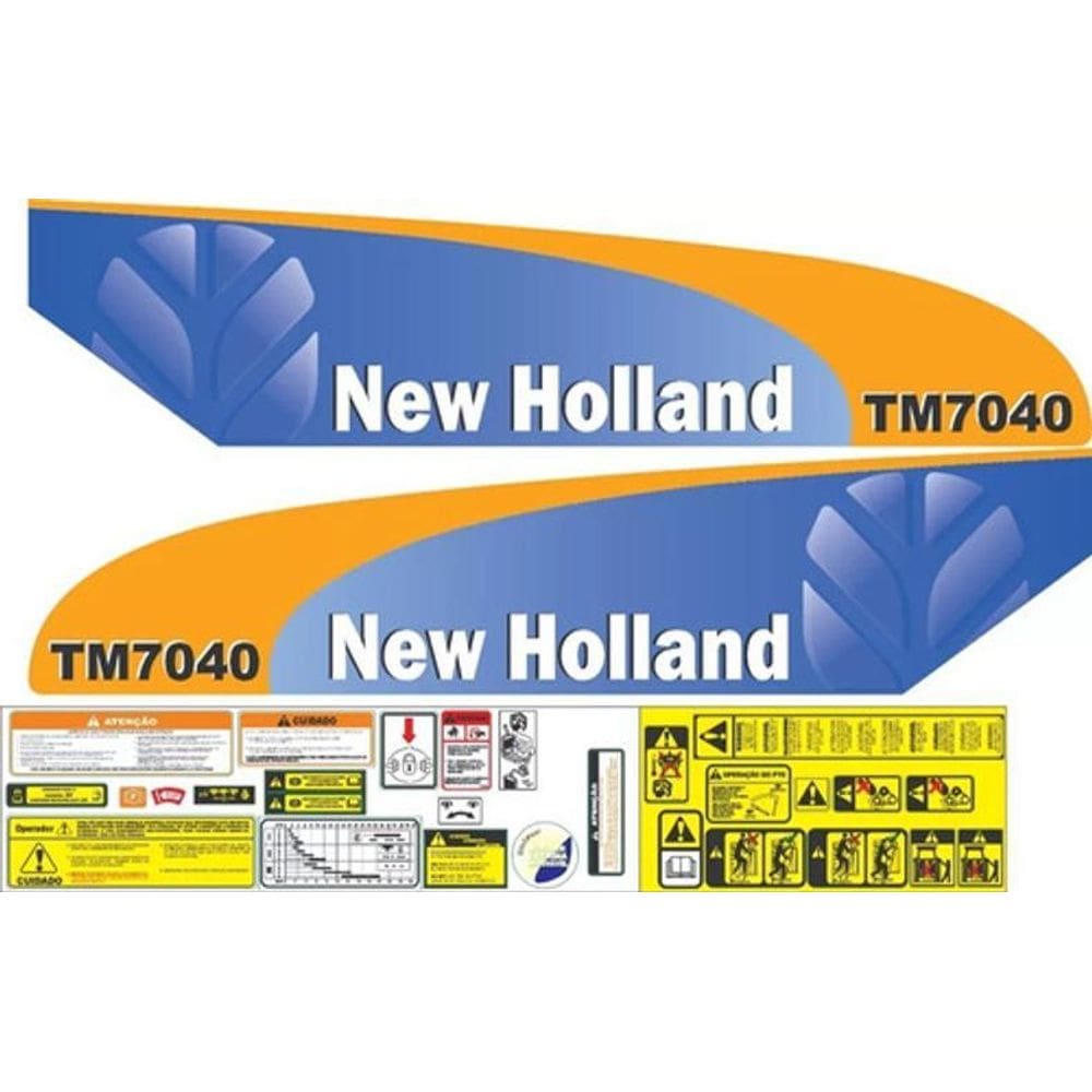 Kit Adesivos New Holland Tm 7040