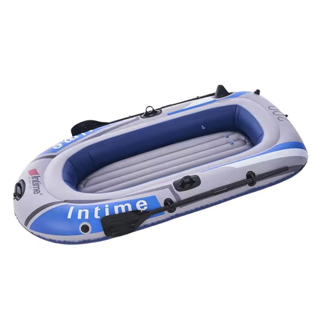 Bote Barco Inflavel Caiaque 2 Pessoas Intime Reforçado Remo Inflador Passeio Praia Pesca Mar Verao Lancha Iate Jetski