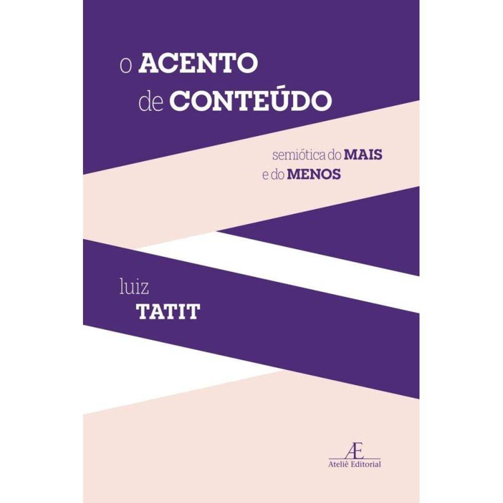 O Acento de Conteúdo: Semiótica do Mais e do Menos