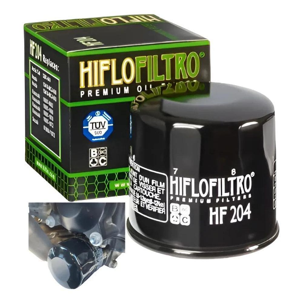 2X Filtro De Óleo Hiflo Hf204 Cbr1000 Mt03/07/09 R3 R1 R6 Xj