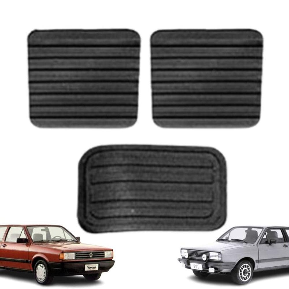 Kit De Capa De Pedal  Freio/Acelerador/Embreagem Gol/Passat