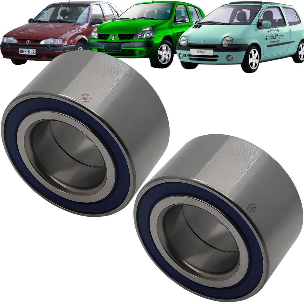Par De Rolamento Roda Dianteira Renault Clio Twingo 19 S/Abs