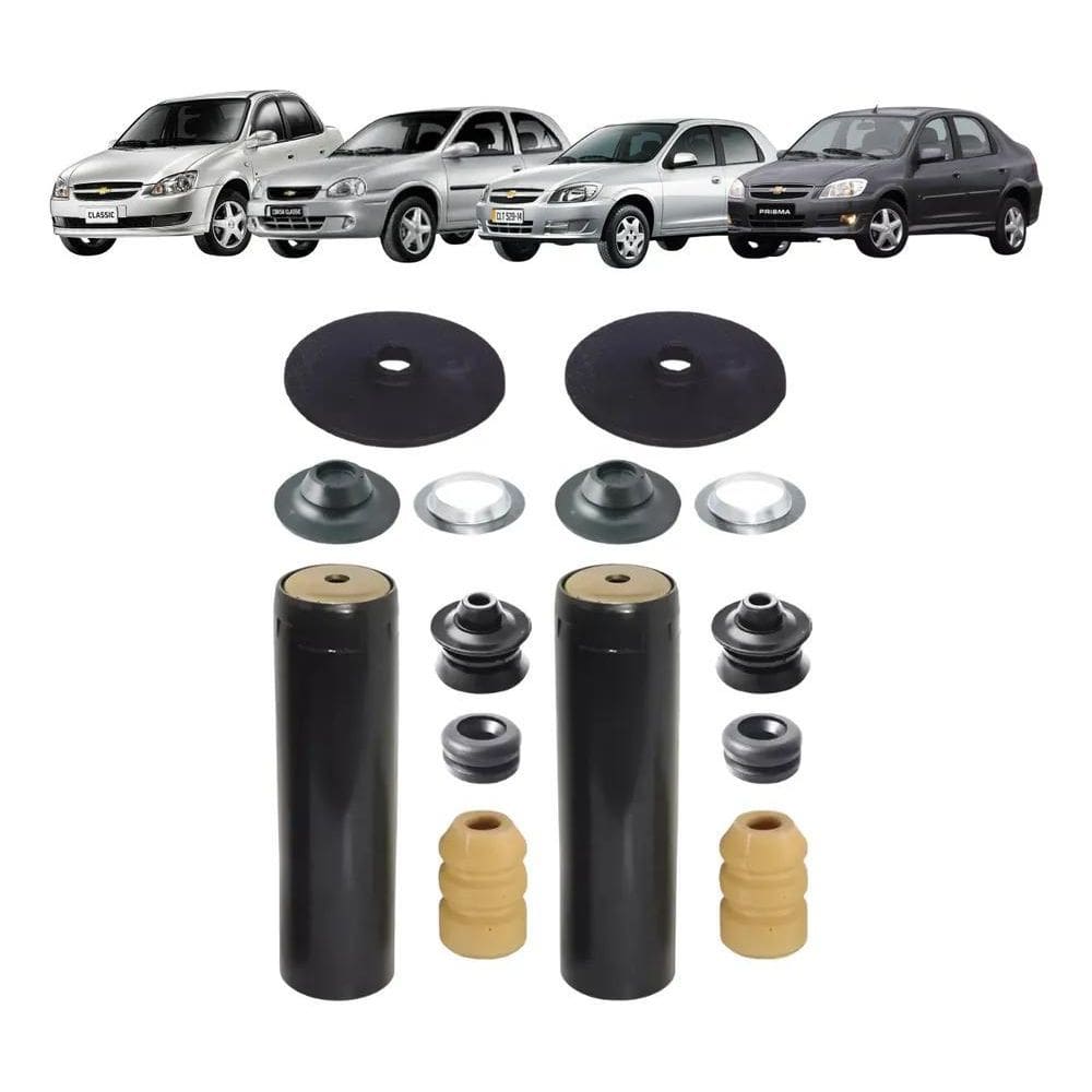 2X Batente Calço Mola Traseira Corsa Prisma Celta Classic Pa