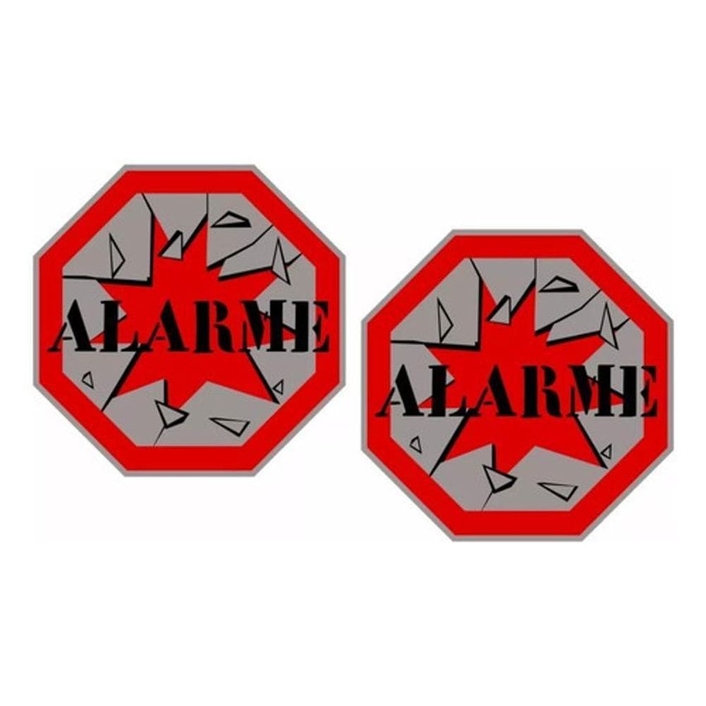 Adesivo Alarme Vidro Volkswagen Voyage Santana Quadrado