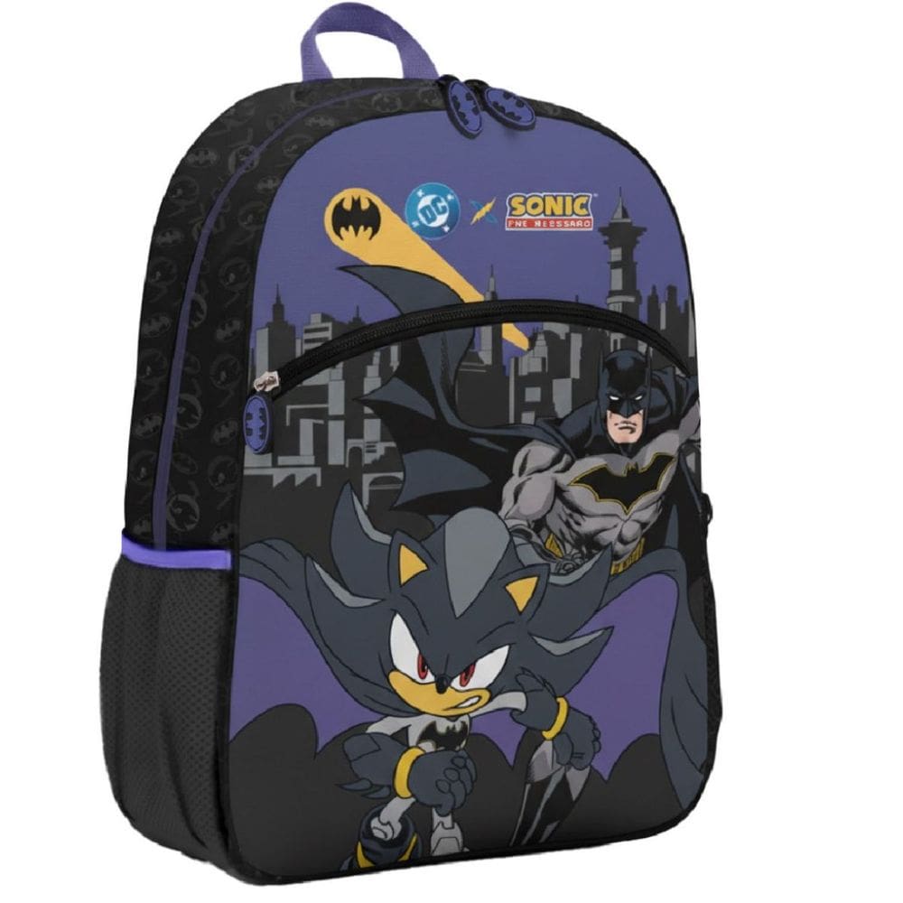 Mochila Sonic Shadow City Infantil Escolar 2026 Oficial