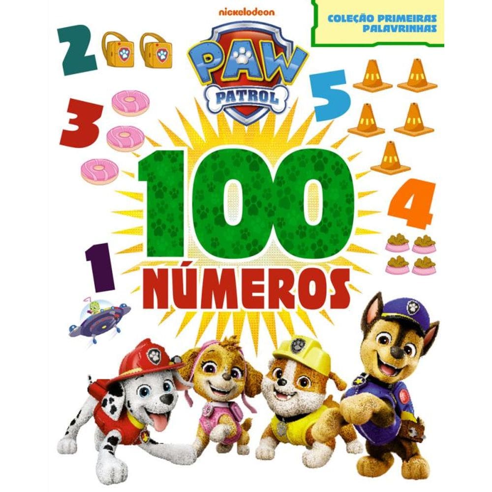 Patrulha Canina Coleção Primeiras Palavrinhas - 100 Números