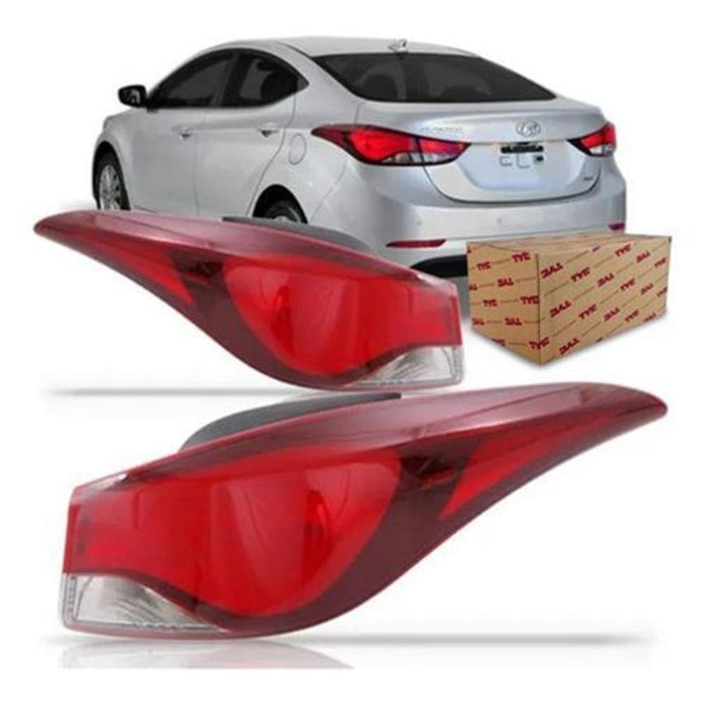 Par Lanterna Traseira Elantra 2014/2016 Canto Tyc Novo