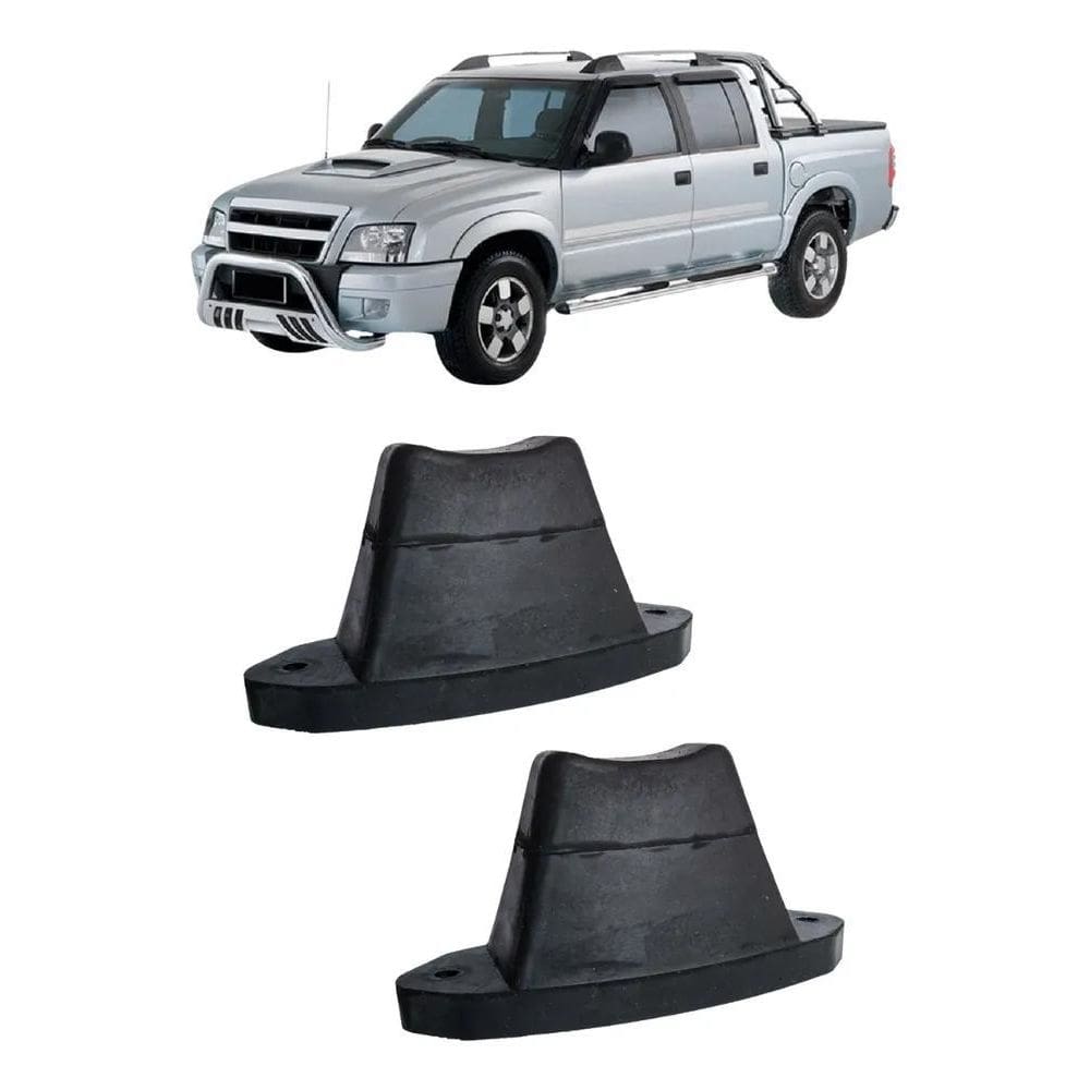 2X Batente Eixo Suspensão Traseira Chevrolet S10 P