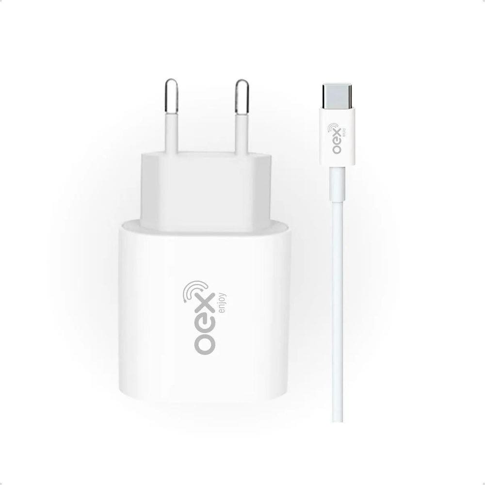 Kit 2 Em 1 Carregador Com Cabo Tipo-C 20W Cg500 Smartphone