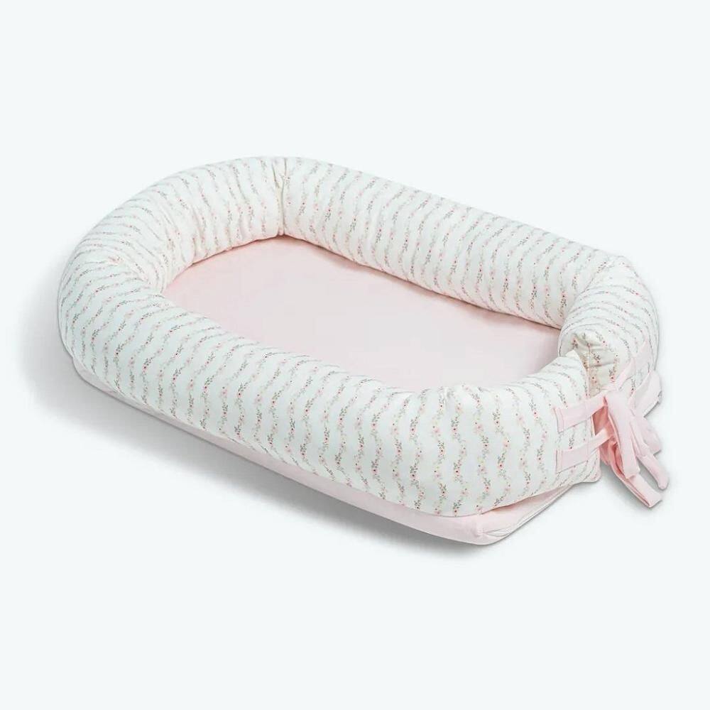 Ninho Redutor de Berço Hug Caminho Das Flores Rosa Magia