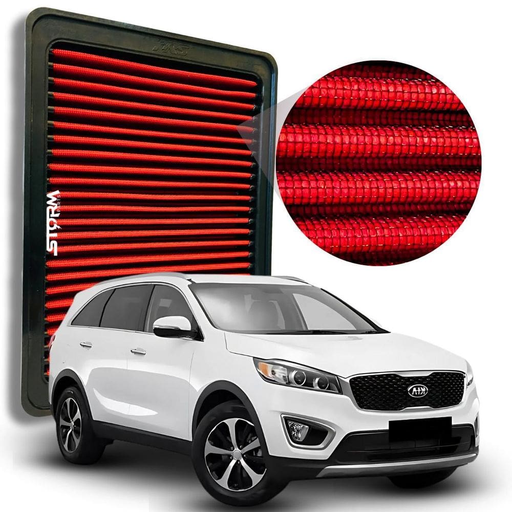 Filtro De Ar Esportivo Kia Sorento Motor 2.4 16V 2014 A 2023
