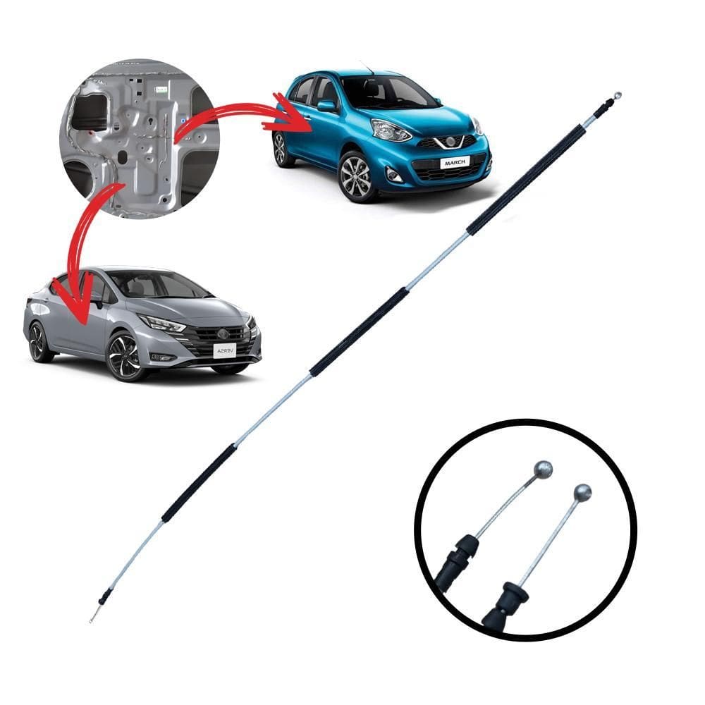 Cabo Fechadura Maçaneta Externa Diantei March Versa Dir Esq