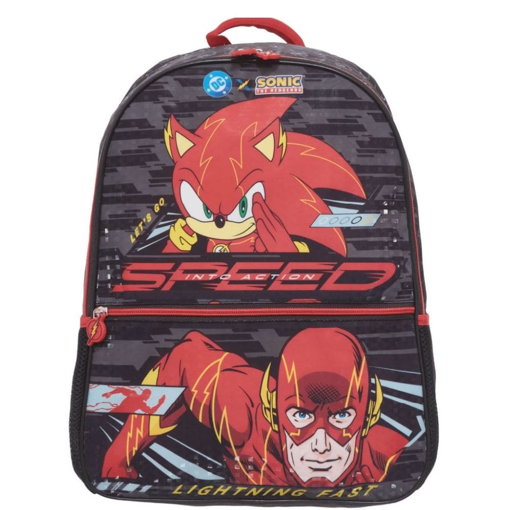Mochila Sonic Infantil Escolar 2026 Oficial Pacific Costas