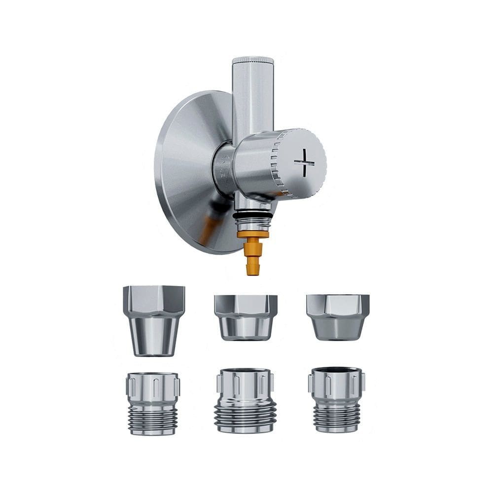 Adaptador para Filtro Blukit 6 em 1 com Registro Integrado Cromado