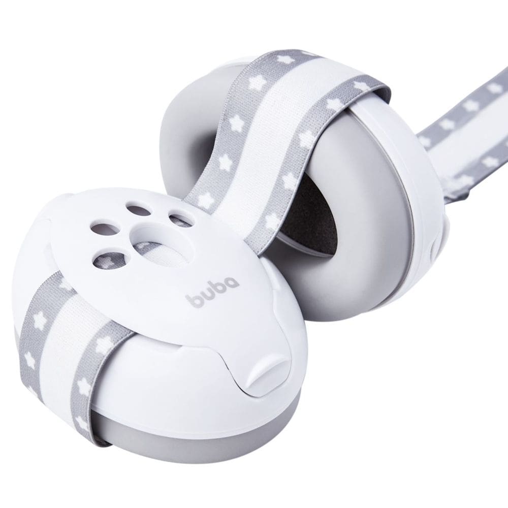 Protetor Auricular Infantil +0m com Faixa Confortável Bolsa de Armazenar Buba