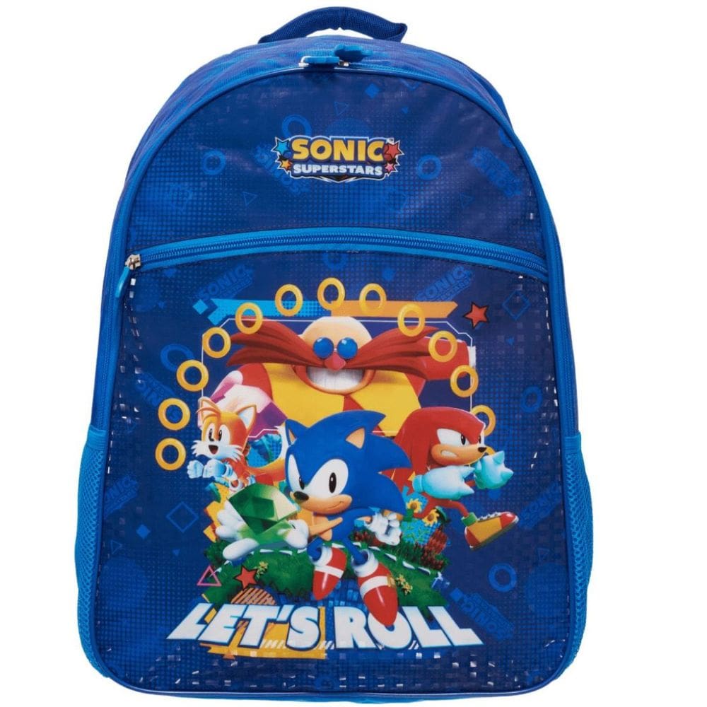 Mochila Infantil Sonic 2026 Escolar Costas Oficial Pacific