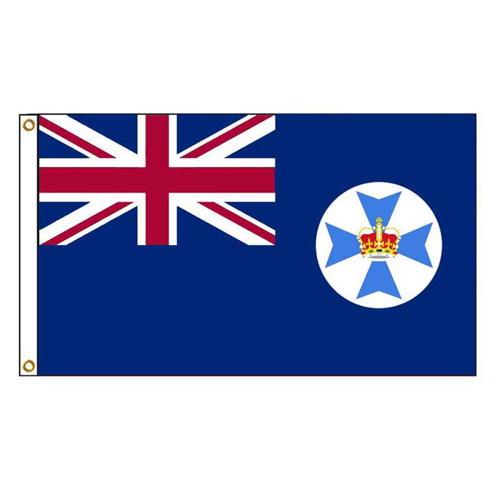 Bandeira do estado de Queensland 90x150cm Poliéster Durável