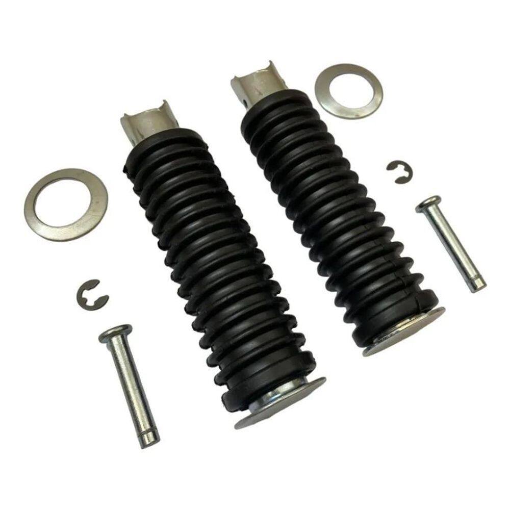 Pedaleira Traseira Redonda Titan 125 1999 - Par