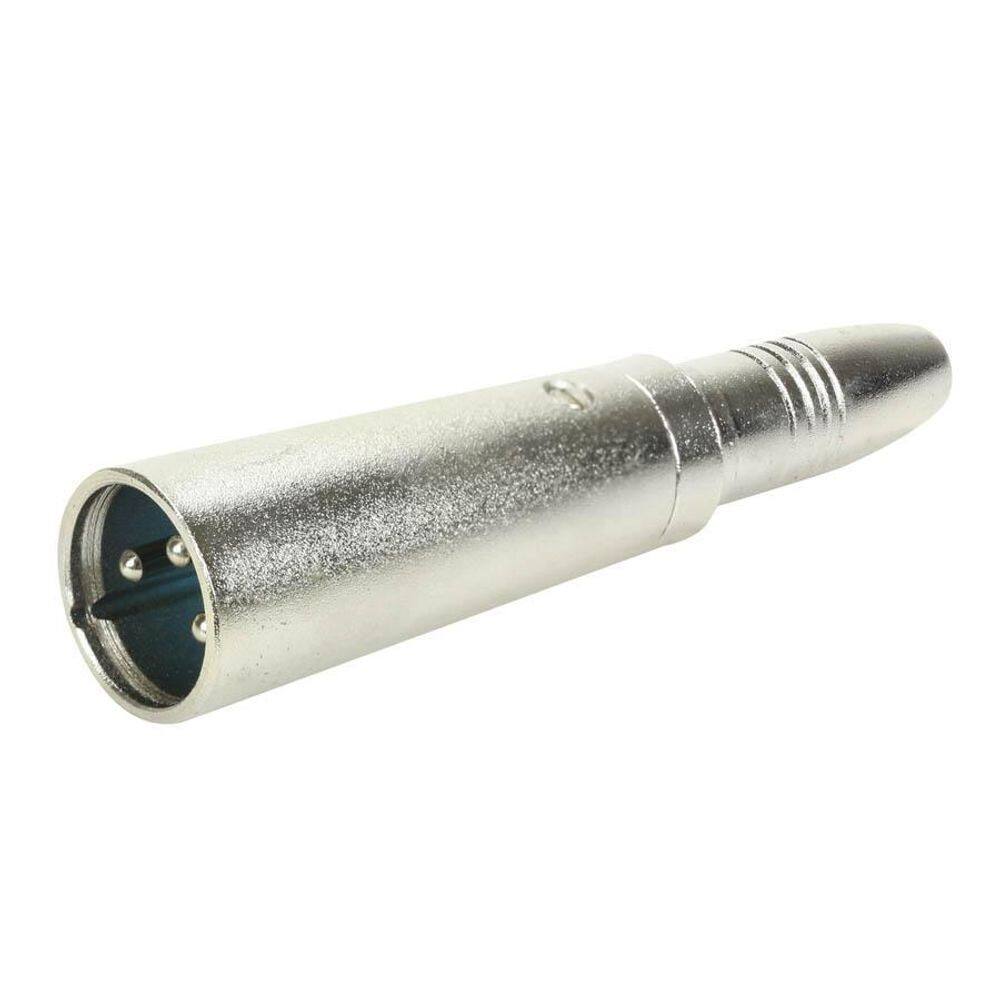 Adaptador Canon Xlr Machoxjack J10/P10 Fêmea Emenda Conector