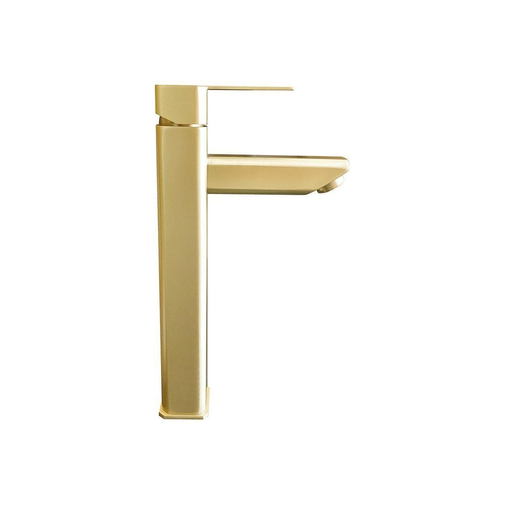 Torneira De Banheiro Monocomando Bica Alta Dourada Rta 806