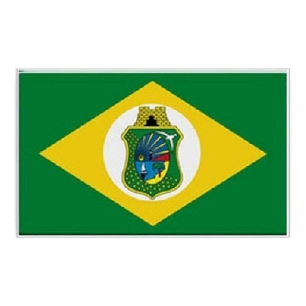 Adesivo Bandeira Ceara Resinado 4X6Cm Bd23