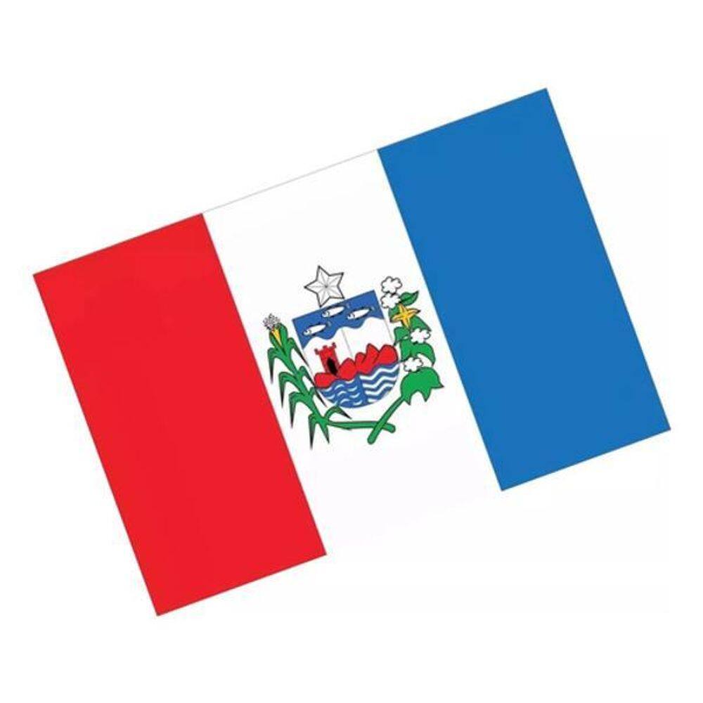 Adesivo Bandeira Alagoas Resinado 4X6Cm Bd19