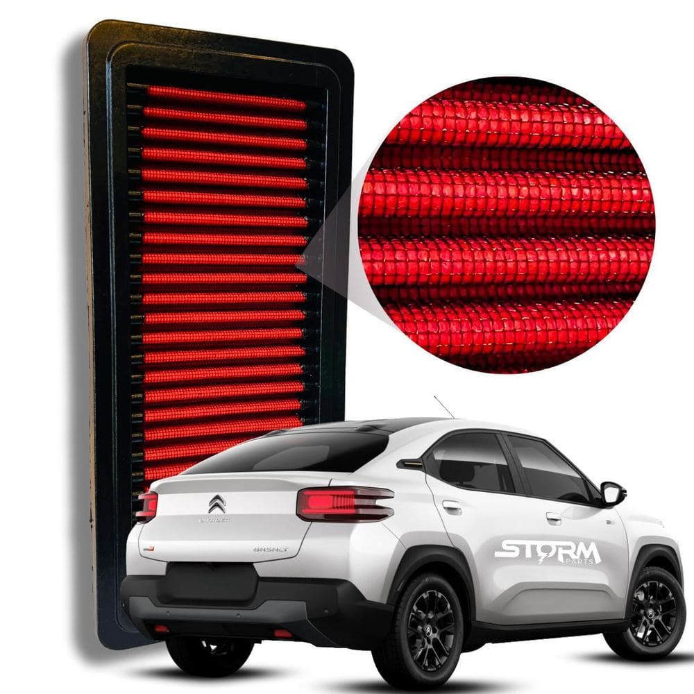 Filtro Ar Esportivo Citroen Basalt 1.0 Turbo Ano 2024 A 2026
