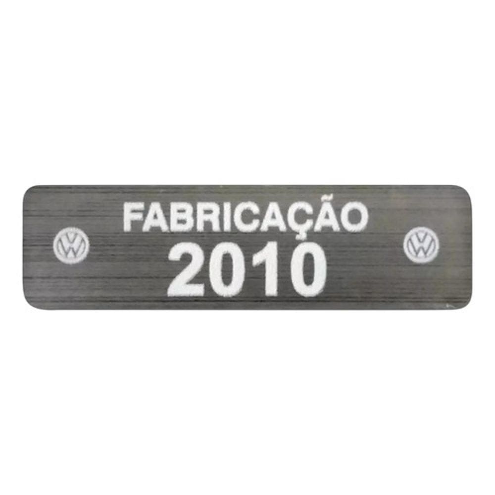 Adesivo Etiqueta Ano Fabricação Compatível Volkswagen 2010