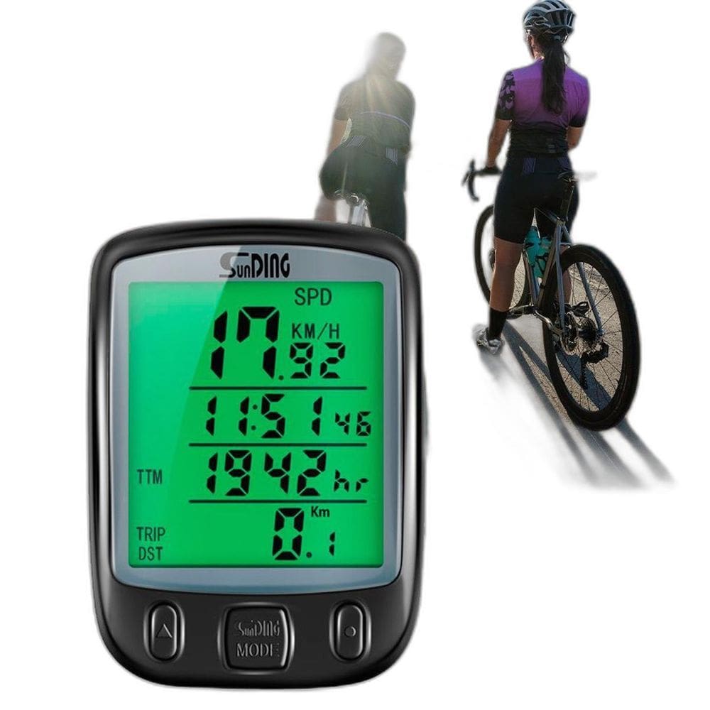 Velocímetro Digital Bike Com Luz Led E Resistente À Água