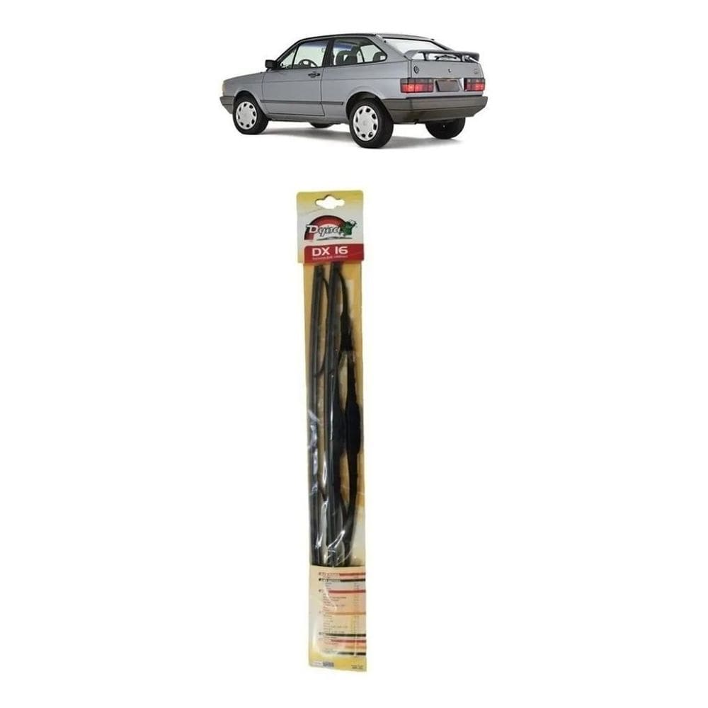 2X Palheta Limpador Parabrisas Gol Quadrado Dx16 Dyna
