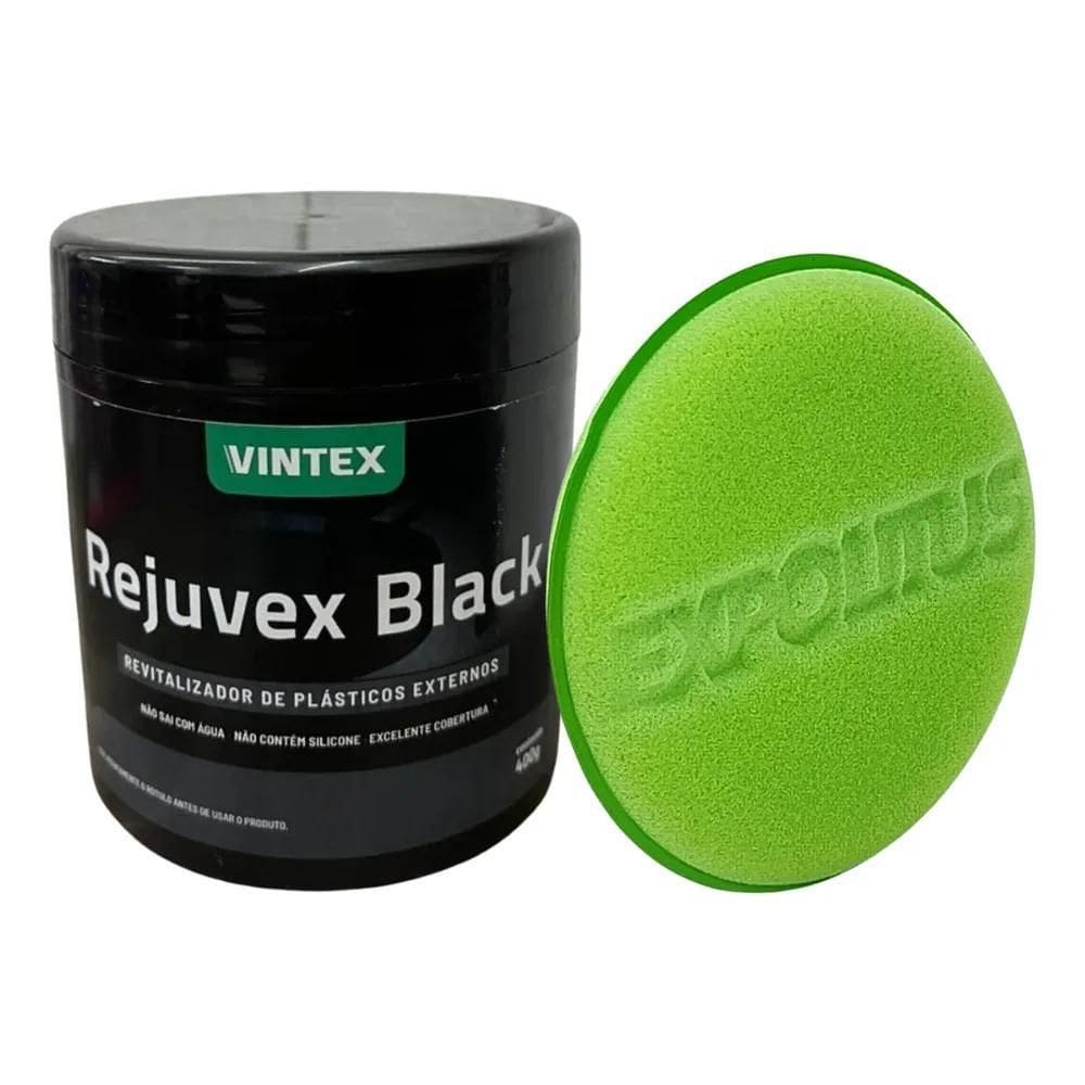 2X Rejuvex Black Revitalizador De Plásticos + Aplicador