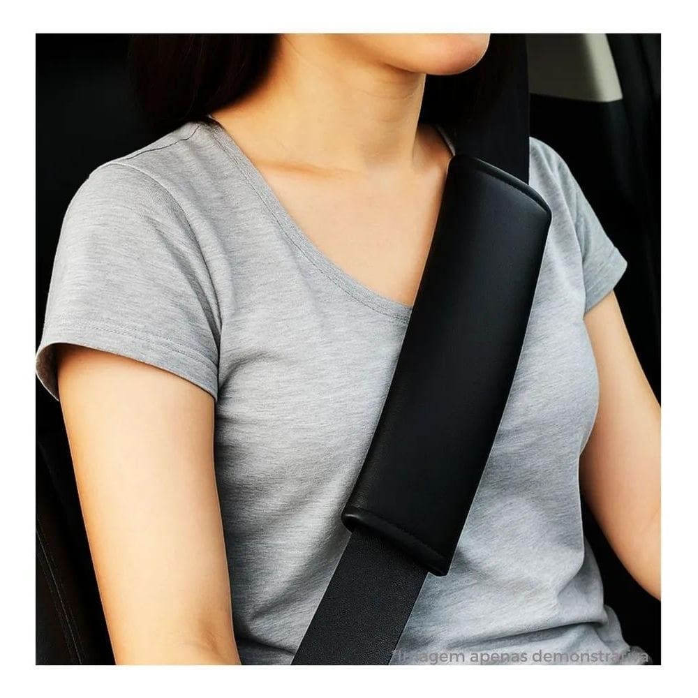 2X Kit 2 Capas Almofada Proteção Cinto De Segurança Universa