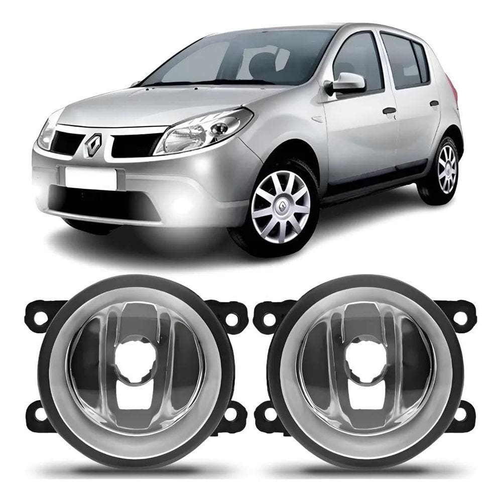 MP - 2X Par Farol Milha Sandero 201