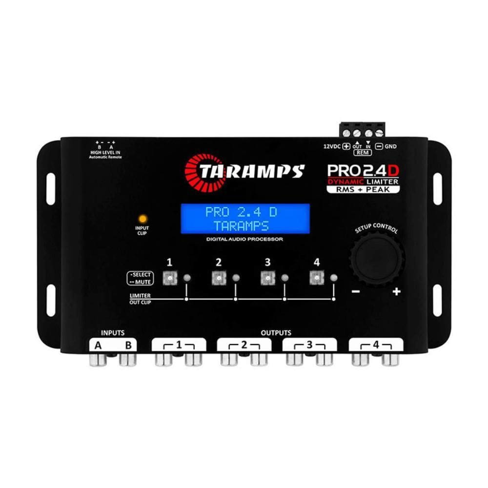 Processador De Audio Digital Taramps Pro 2.4D Dynamic Peak