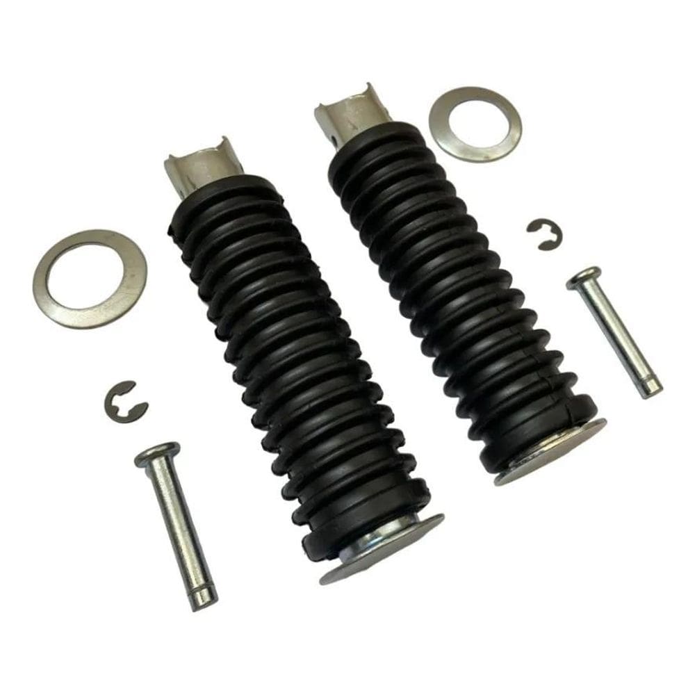 Pedaleira Traseira Redonda Cg 150 2004 A 2015 - Par