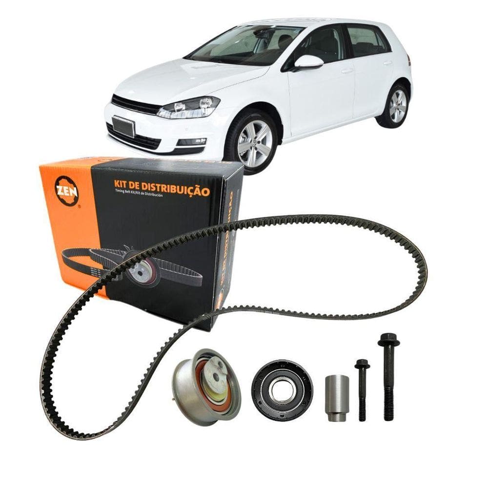 Kit Polia Tensor Correia Dentada Para Golf 1.4 Tsi Após 2014