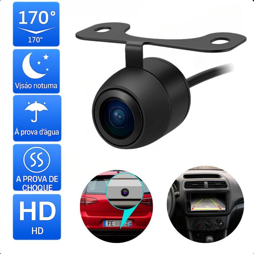 Câmera Borboleta Universal Automotiva Precisão