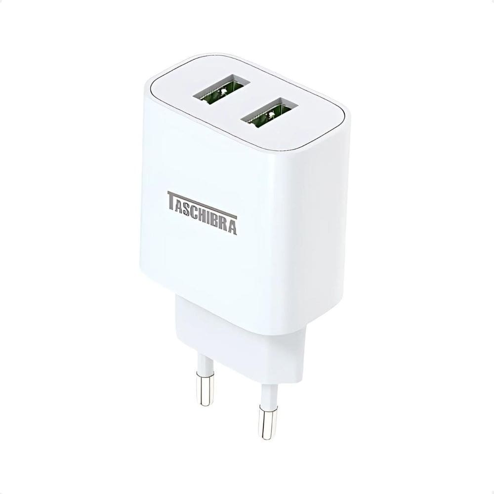 Carregador Usb Duplo Carga Rápida 5V 2,4A Para Dispositivos