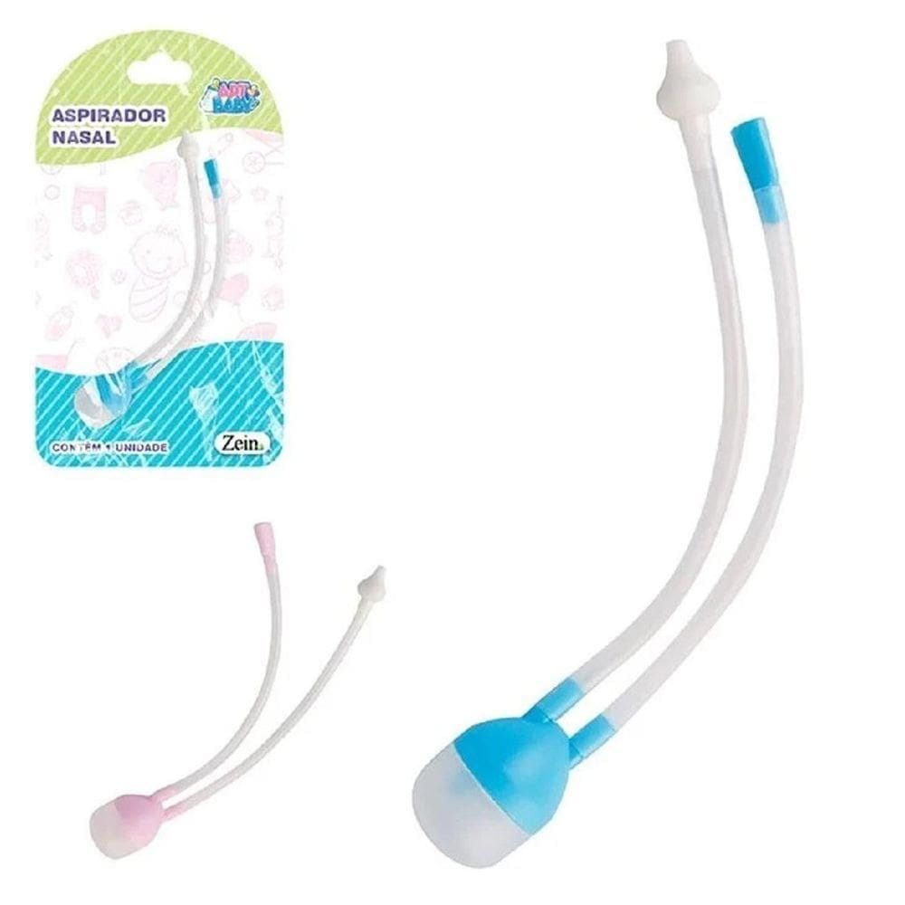 Aspirador Nasal Sucção Bebê Higiene Nariz Entupido Sugador D