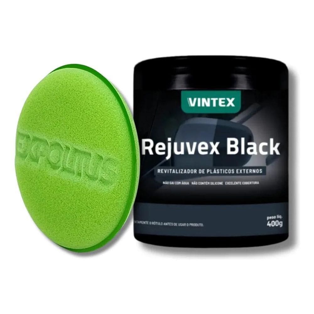 2X Rejuvex Black Revitalizador De Plásticos + Aplicador