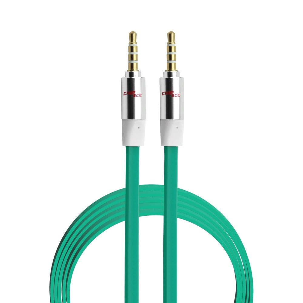 Cabo P2 + P2 Flat Estéreo 100% Cobre 10 Metros