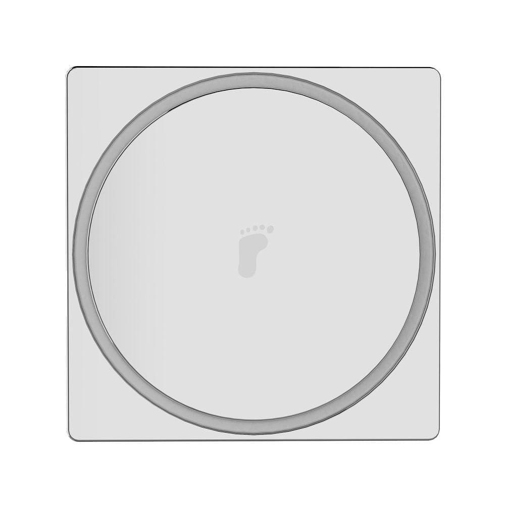 Ralo de Click Banheiro 10x10 Dax Cromado Dax-rc-10-cr