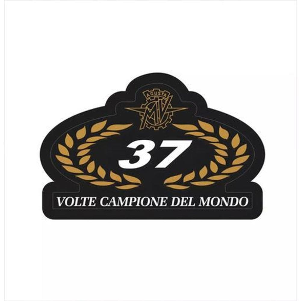 Adesivo Compatível Moto Preta Mv Agusta F4 37 Emblema Ag008