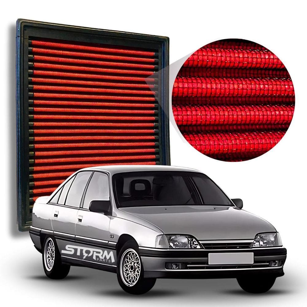 Filtro De Ar Esportivo Gm Omega Motor 4.1 Ano 1995 A 1998
