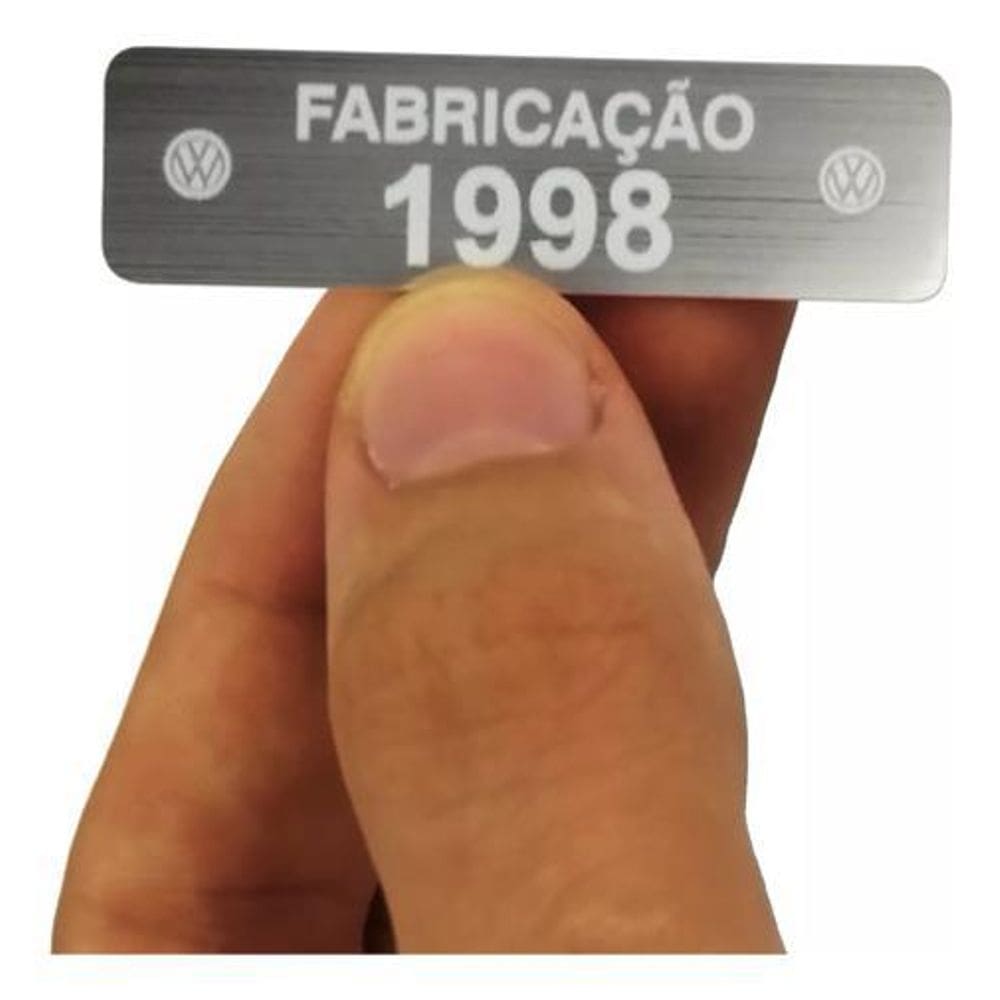 Adesivo Etiqueta Ano Fabricação Compatível Volkswagen 1998