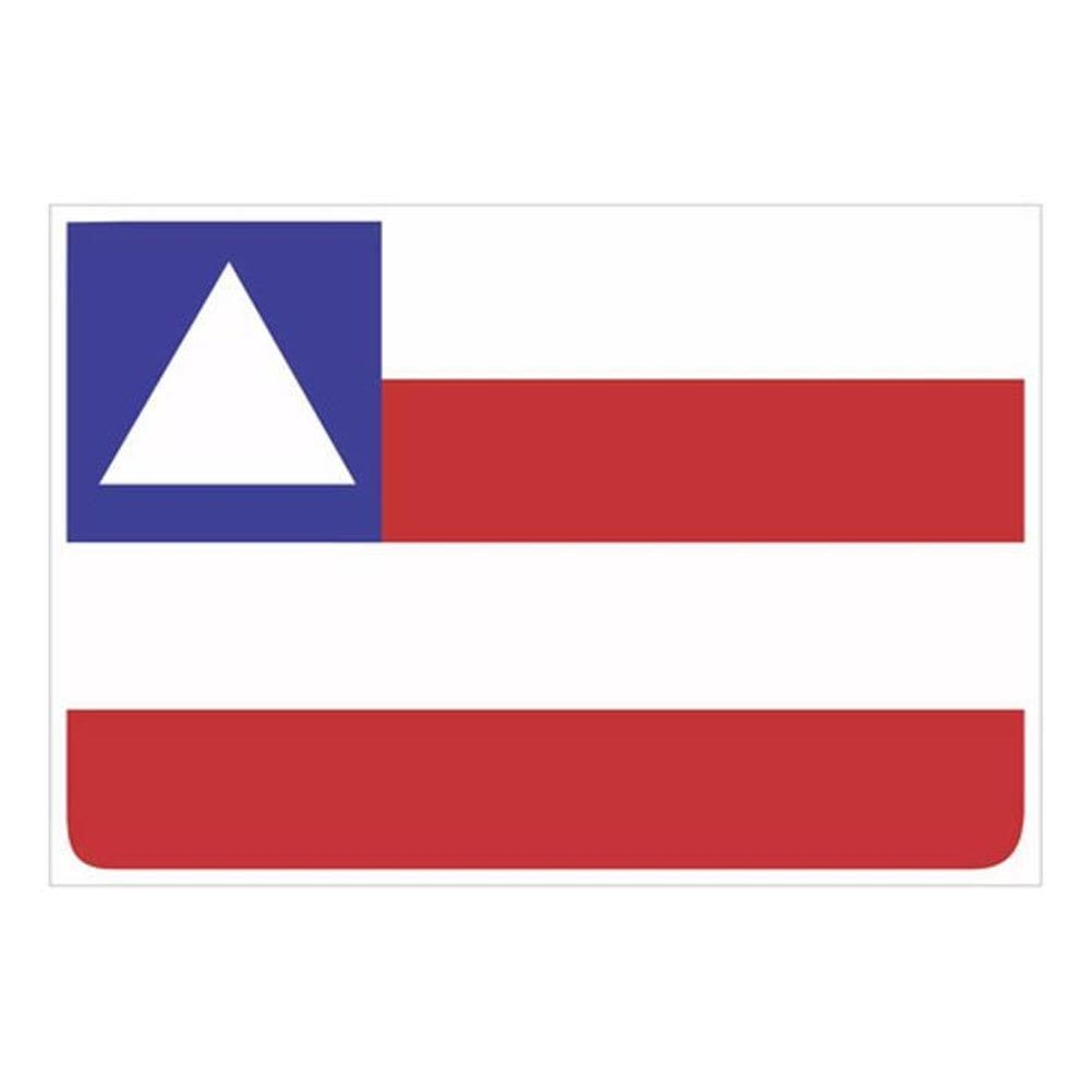 Adesivo Bandeira Bahia Resinado 4X6Cm Bd22