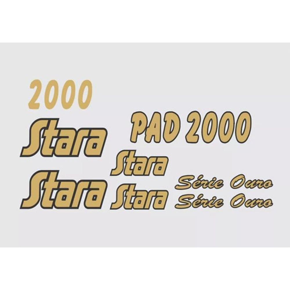 Kit Adesivos - Stara Pad 2000 Série Ouro