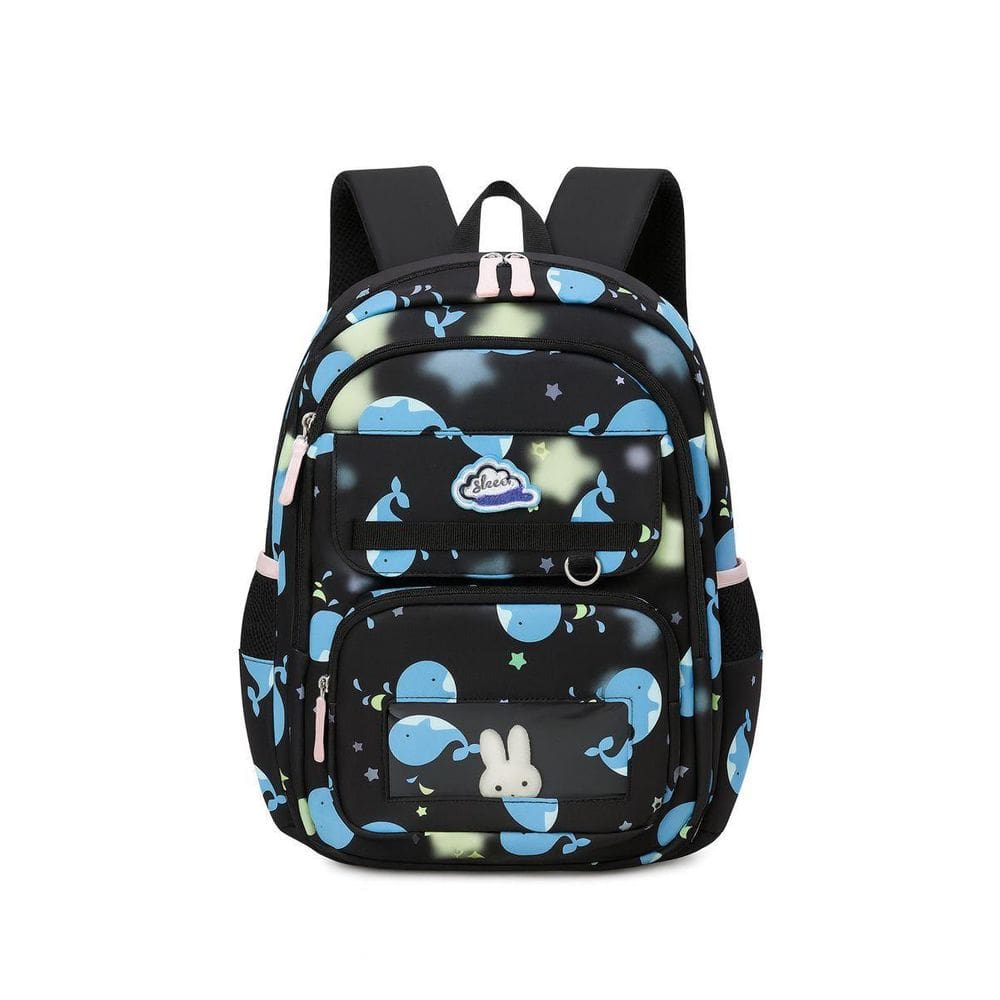 Mochila Preta Escolar Infantil Com Alças Acolchoadas