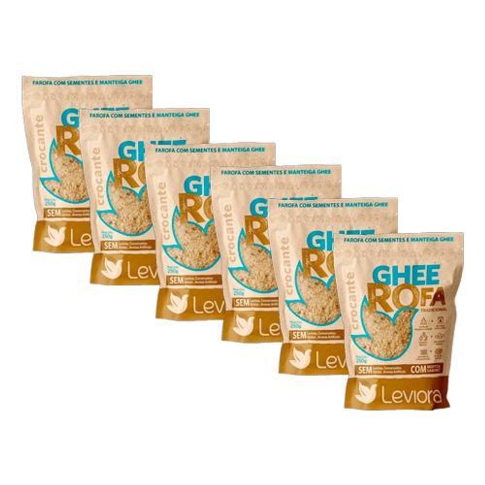 Kit 6X: Farofa Gheerofa Leviora 250G
